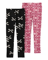 Kid 2-Pack Holiday Leggings