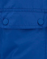 Colourblock Fleece-Lined Jacket