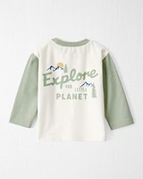 Baby Organic Cotton Let's Explore Long-Sleeve Tee