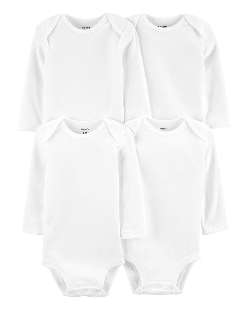 Baby 4-Pack Long-Sleeve Original Bodysuits