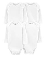 Baby 4-Pack Long-Sleeve Original Bodysuits