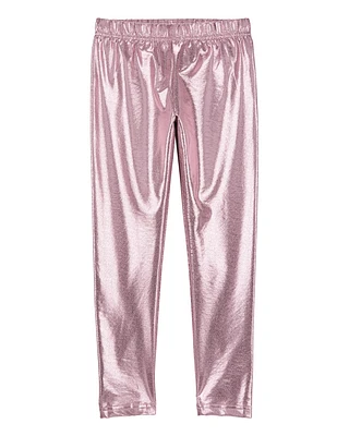 Kid Metallic Leggings