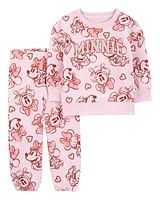 Baby 2-Piece Minnie Mouse Sweatshirt & Pant Set