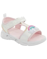 Toddler Rainbow Light Up Sandals