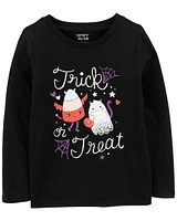 Toddler Trick Or Treat Halloween Graphic Tee