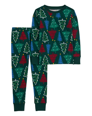 Baby 2-Piece Christmas Tree 100% Snug Fit Cotton Pyjamas