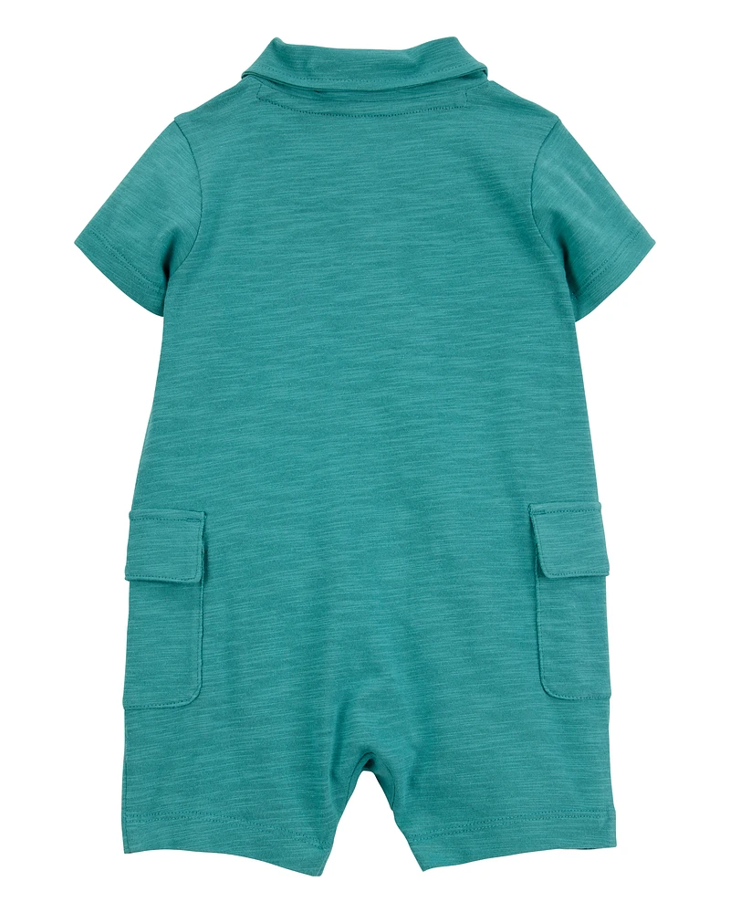 Baby Polo Cotton Romper