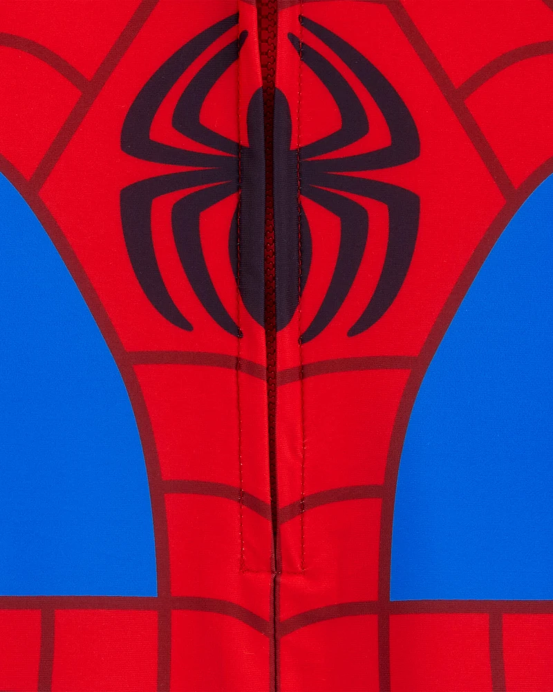 Baby Marvel™ Spider-Man 1-Piece Rashguard Swimsuit - Blue/Red