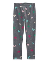 Kid 2-Piece Butterfly Sweathsirt & Fleece Leggings Set