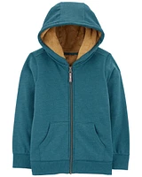 Zip-Up Fleece Hoodie