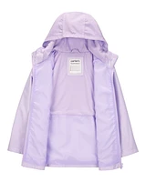 Heart Pockets Rain Jacket - Purple