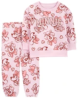 Toddler 2-Piece Minnie Mouse Sweatshirt & Pant Set