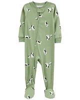 Baby 1-Piece Dog 100% Snug Fit Cotton Footie Pyjamas