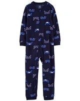 1-Piece Video Games Fleece Footless Pyjamas