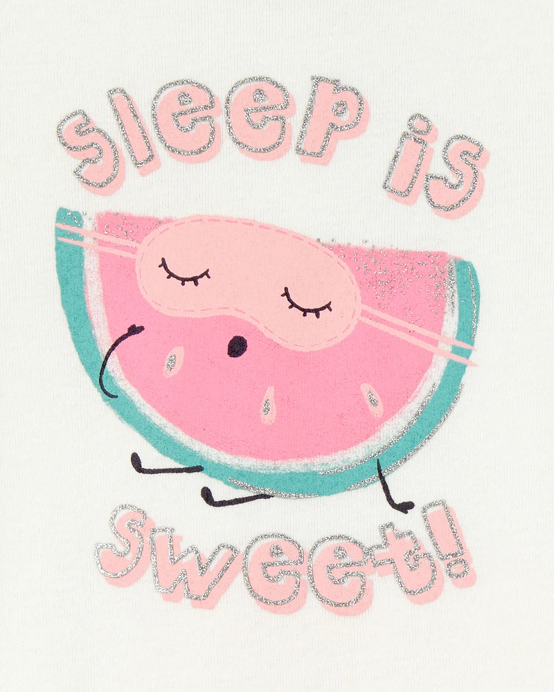 Baby 4-Piece Watermelon 100% Snug Fit Cotton Pyjamas
