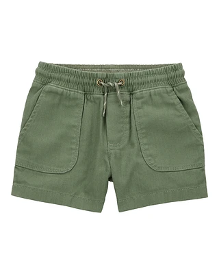 Toddler Pull-On Cotton Shorts