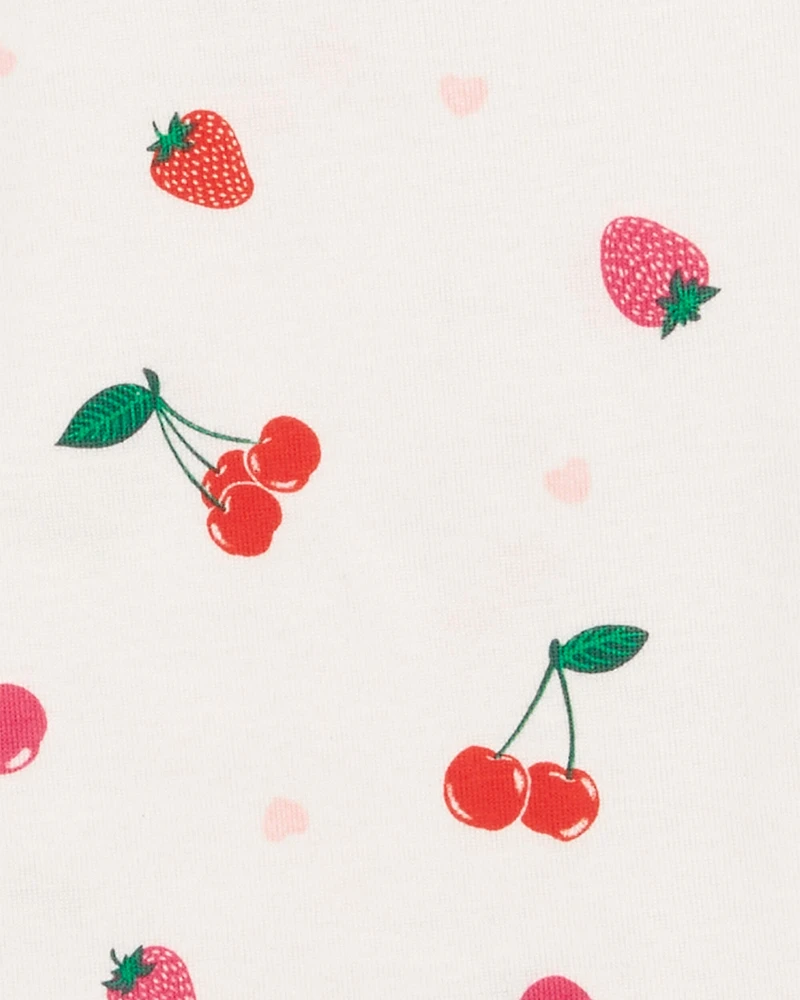 Toddler 4-Piece Cherry 100% Snug Fit Cotton Pyjamas