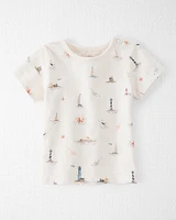 Baby 2-Piece Organic Cotton Shortall Set