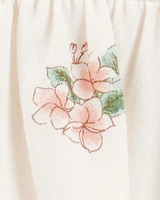 Baby 2-Piece Tropical Print PurelySoft Outfit Set - Ivory