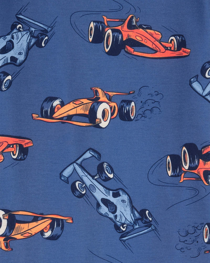 Boys 2-Piece Race Car Loose Fit Pyjamas