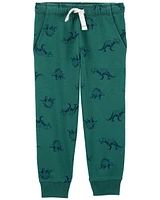 Toddler Dino Print French Terry Jogger Pants