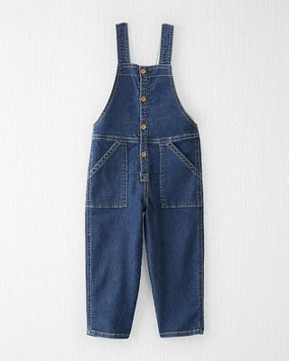 Toddler Organic Cotton Denim Overalls