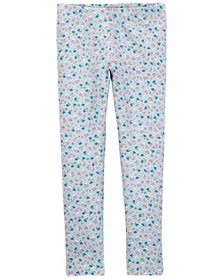 Kid Floral Stretch Leggings