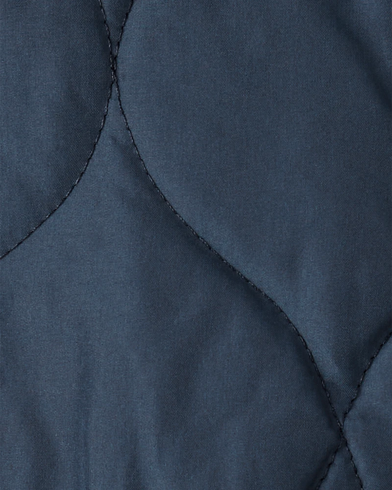 Baby Boy Long-Sleeve Midweight Jacket - Navy/Blue