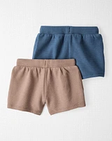 Baby 2-Pack Organic Cotton Shorts