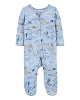 Baby Dinosaur Zip-Up PurelySoft Sleeper Pyjamas