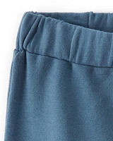 Toddler 2-Pack Organic Cotton Pants - Deep Teal/Heather Grey