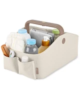 Nursery Style Light-Up Diaper Caddy - Oat