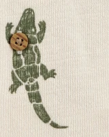 Toddler Alligator Button-Down Shirt