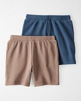 Kid 2-Pack Organic Cotton Shorts