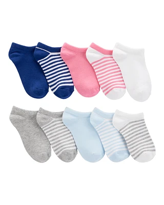 Kid 10-Pack No-Show Socks