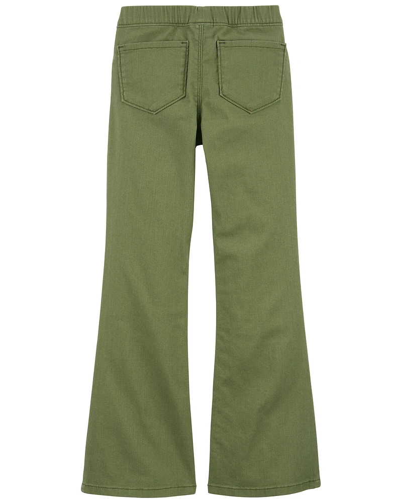 Kid Flare Pull-On Twill Pants