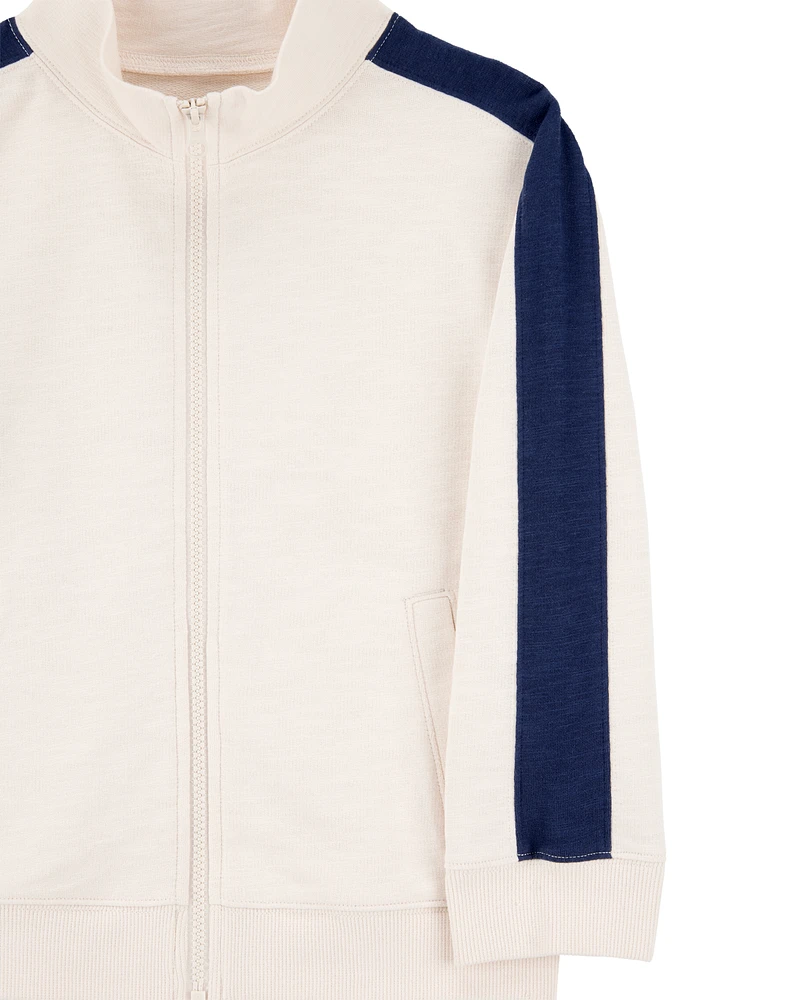 Kid colourblock Zip-Up Jacket