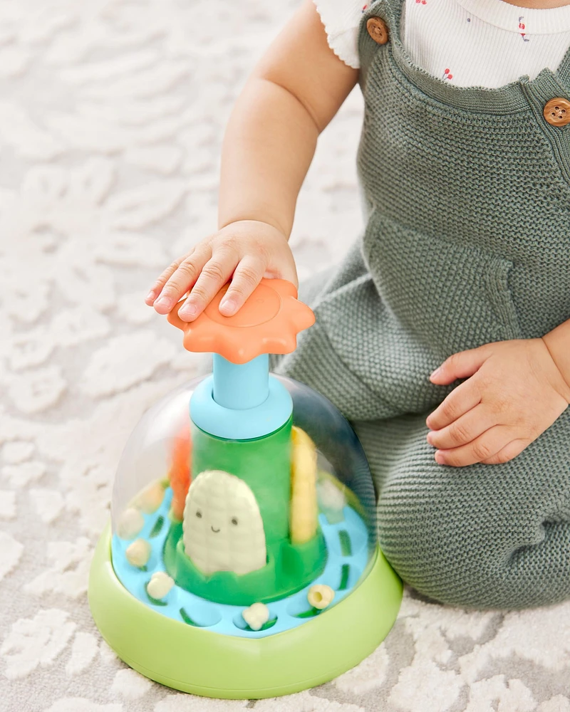 Farmstand Push & Spin Baby Toy