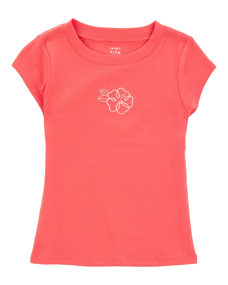 Kid Floral Graphic Tee