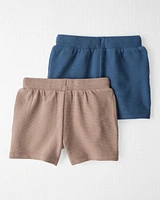 Toddler 2-Pack Organic Cotton Shorts