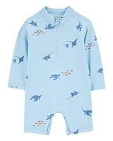 Baby Turtle Rashguard - Blue