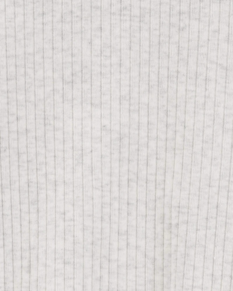 Kid Ribbed Knot Long-Sleeve Top