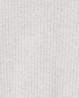 Kid Ribbed Knot Long-Sleeve Top