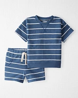 Toddler 2-Piece Organic Cotton Shorts Set