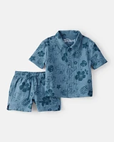 Baby Stitch 2-Piece Gauze Outfit Set
