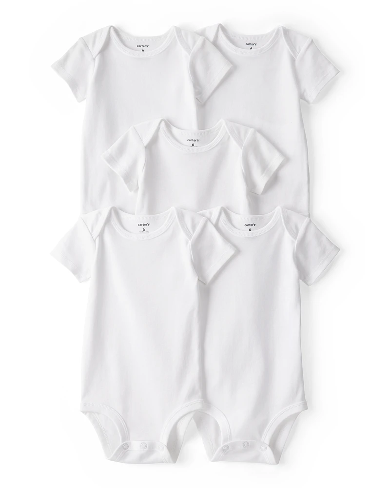 Baby 5-Pack Short-Sleeve Bodysuits