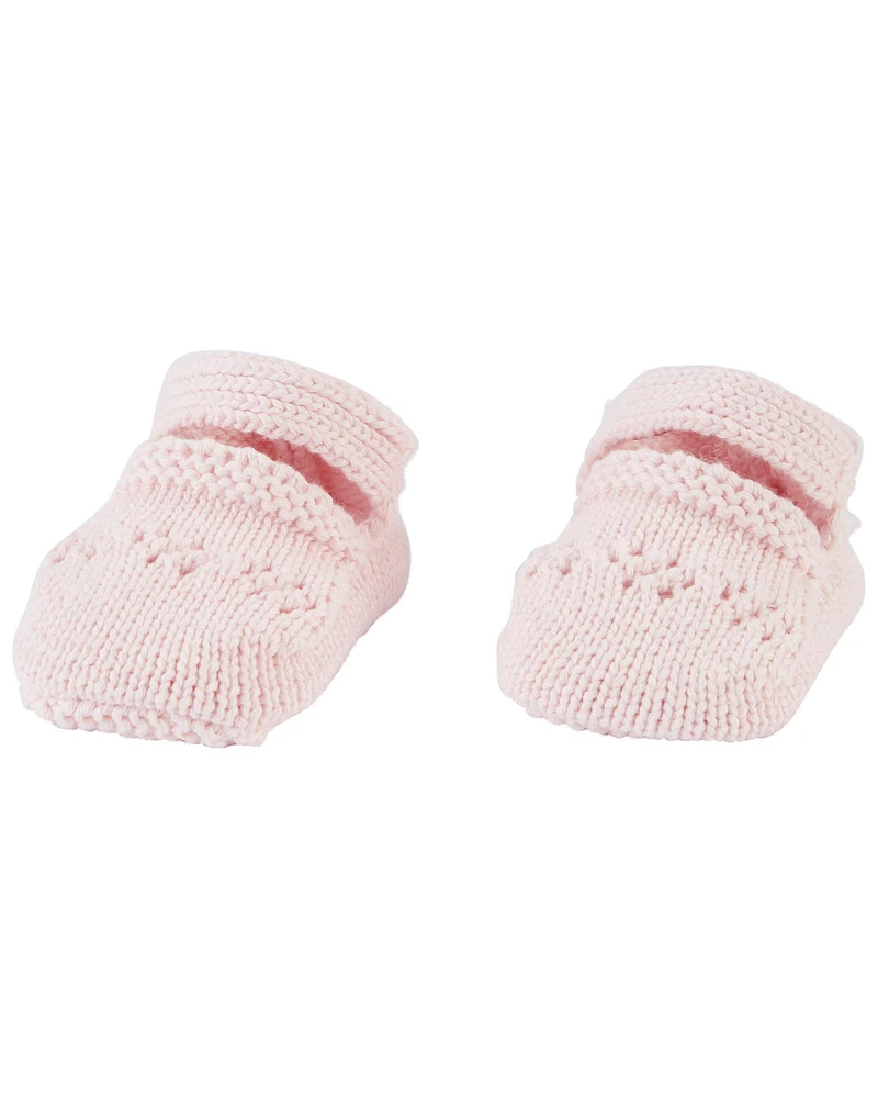 Baby Crochet Mary Jane Booties