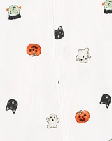 Baby Halloween 2-Way Zip Cotton Sleep & Play