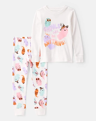 Toddler 2-Piece Ghouls Can Be Anything Halloween 100% Snug Fit Cotton Pyjamas