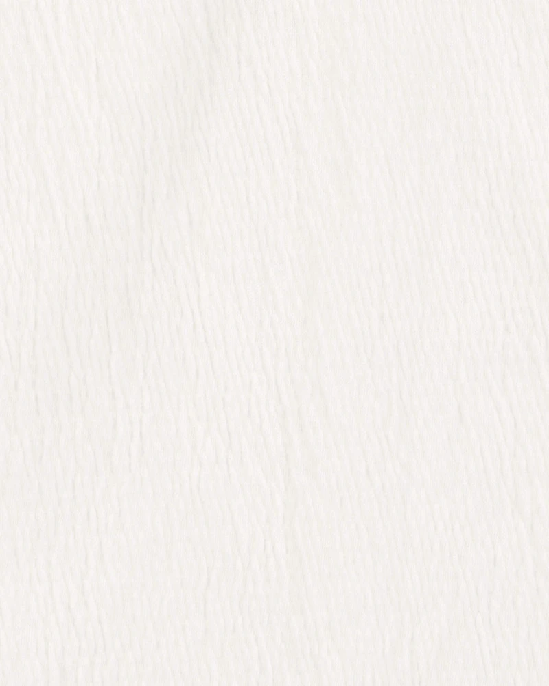 Baby Gauze Long-Sleeve Top - Cream